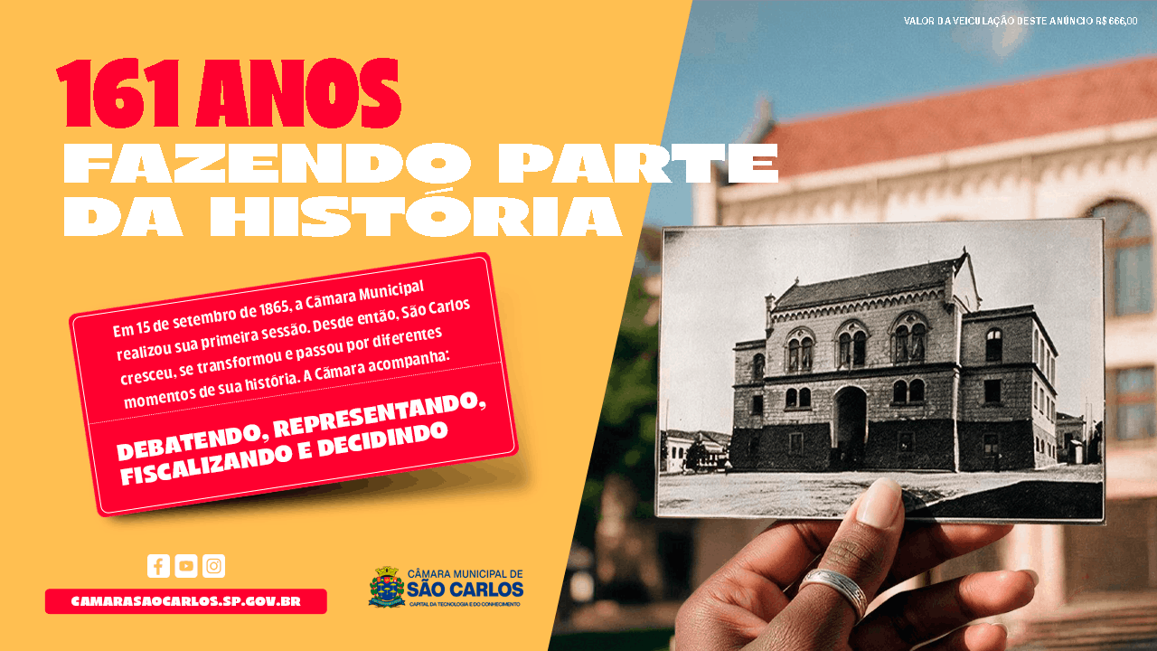 Câmara Municipal de São Carlos — As portas reabrem, o trabalho continua